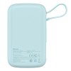 Baseus Qpow powerbank 10000mAh built-in USB Type-C cable 22.5W Quick Charge BLUE Baseus Qpow powerbank 10000mAh built-in USB Type-C cable 22.5W Quick Charge BLUE