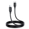 Joyroom Long-Lasting Series A9 USB-C / USB-C PD QC cable 60W 3A 1m - black Joyroom Long-Lasting Series A9 USB-C / USB-C PD QC cable 60W 3A 1m - black