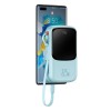 Baseus Qpow powerbank 10000mAh built-in USB Type-C cable 22.5W Quick Charge BLUE Baseus Qpow powerbank 10000mAh built-in USB Type-C cable 22.5W Quick Charge BLUE