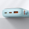 Baseus Qpow powerbank 10000mAh built-in USB Type-C cable 22.5W Quick Charge BLUE Baseus Qpow powerbank 10000mAh built-in USB Type-C cable 22.5W Quick Charge BLUE