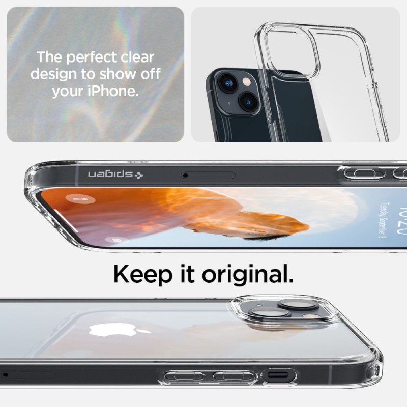 Spigen ULTRA HYBRID IPHONE 14 CRYSTAL CLEAR Spigen ULTRA HYBRID IPHONE 14 CRYSTAL CLEAR