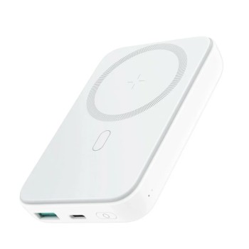 Powerbank Joyroom JR-W020 20W 10000mAh MagSafe + USB-A - USB-C cable 0.30m - white