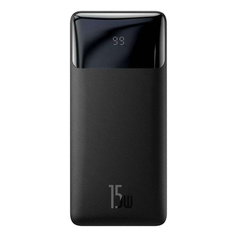 Baseus Bipow powerbank with display 10000mAh 15W black (Overseas Edition) + USB-A - Micro USB cable 0.25m black (PPBD050001) Baseus Bipow powerbank with display 10000mAh 15W black (Overseas Edition) + USB-A - Micro USB cable 0.25m black (PPBD050001)