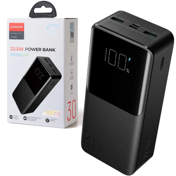 Joyroom power bank 30000mAh 22.5W PD QC3.0 AFC black (JR-QP193)