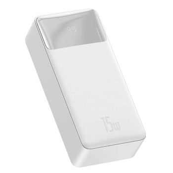 Baseus Bipow power bank with display 30000mAh 15W white (Overseas Edition) + USB-A - Micro USB cable 0.25m white (PPBD050202) Baseus Bipow power bank with display 30000mAh 15W white (Overseas Edition) + USB-A - Micro USB cable 0.25m white (PPBD050202)