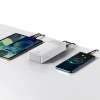 Baseus Bipow power bank with display 30000mAh 15W white (Overseas Edition) + USB-A - Micro USB cable 0.25m white (PPBD050202)
