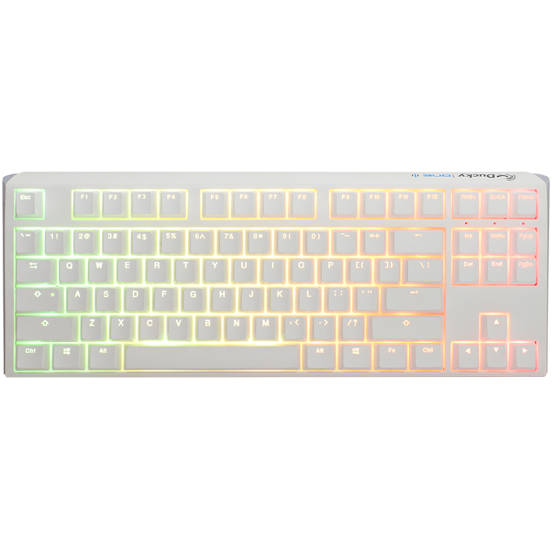 Ducky One 3 PURE WHITE (US) TKL Cherry BROWN Switch RGB LED Ducky One 3 PURE WHITE (US) TKL Cherry BROWN Switch RGB LED
