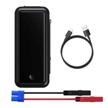 Baseus Jump starter with supercapacitor Super Energy Mega Series BS-CH0073000A 12V USB-C / EC8 / DC - gray Baseus Jump starter with supercapacitor Super Energy Mega Series BS-CH0073000A 12V USB-C / EC8 / DC - gray
