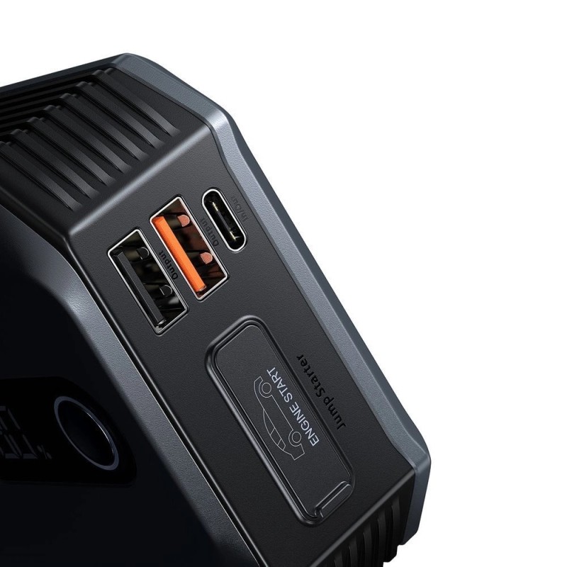 Baseus power bank Power Starter Jump Starter booster 20000mAh 12V (2000A / 1000A) + crocodile clips black (CGNL020001)