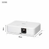 Epson CO-FH01 3000 ANSI lumens 3LCD 1080p (1920x1080) White Epson CO-FH01 3000 ANSI lumens 3LCD 1080p (1920x1080) White