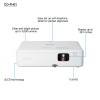 Epson CO-FH01 3000 ANSI lumens 3LCD 1080p (1920x1080) White Epson CO-FH01 3000 ANSI lumens 3LCD 1080p (1920x1080) White