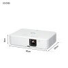 Epson CO-FH02 3000 ANSI lumens 3LCD 1080p (1920x1080) White Epson CO-FH02 3000 ANSI lumens 3LCD 1080p (1920x1080) White