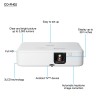 Epson CO-FH02 3000 ANSI lumens 3LCD 1080p (1920x1080) White Epson CO-FH02 3000 ANSI lumens 3LCD 1080p (1920x1080) White