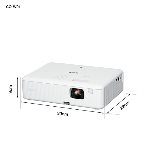 Epson CO-W01 3000 ANSI lumens 3LCD WXGA (1200x800) Black, White Epson CO-W01 3000 ANSI lumens 3LCD WXGA (1200x800) Black, White
