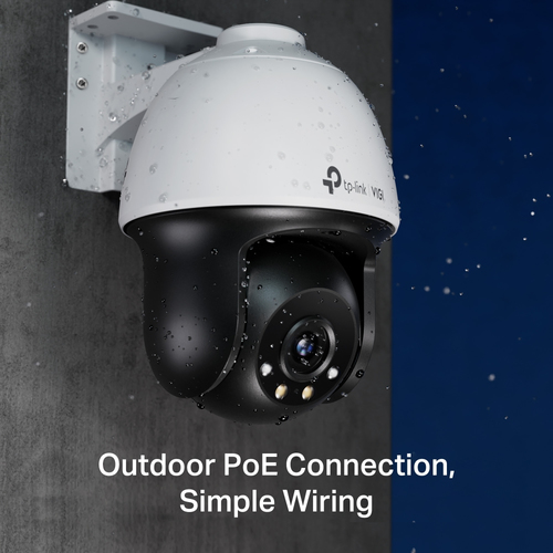 TP-Link VIGI 4MP Outdoor Full-Color Pan Tilt Network Camera