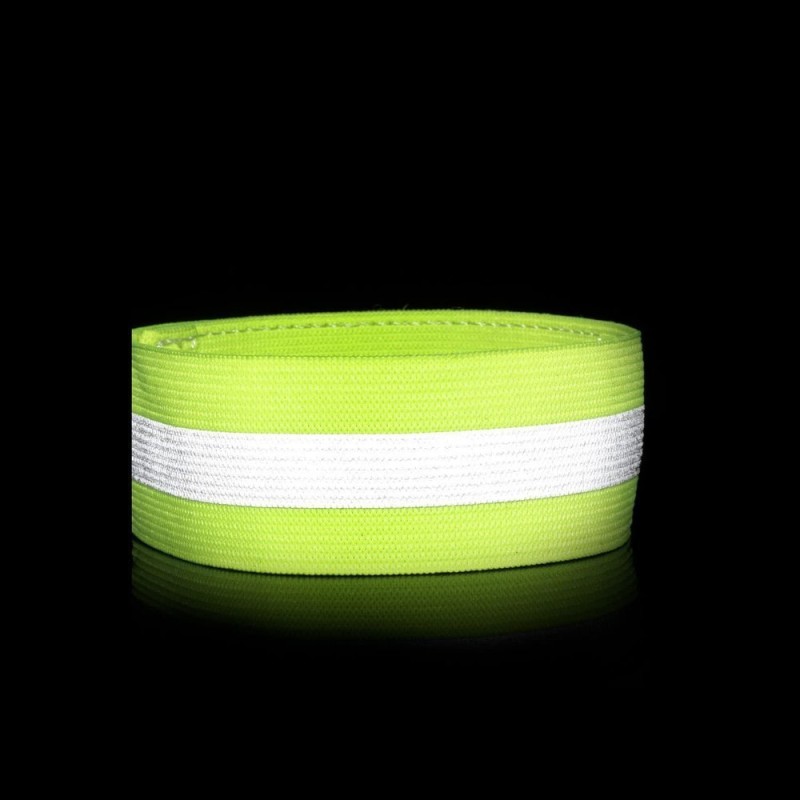 Reflective armband bicycle running velcro 4cm orange Reflective armband bicycle running velcro 4cm orange