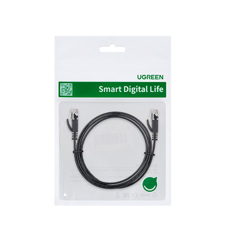 Ugreen flat LAN Ethernet Cat. 6 0.5m black (NW102) Ugreen flat LAN Ethernet Cat. 6 0.5m black (NW102)