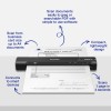 Epson WorkForce ES-60W Handheld scanner 600 x 600 DPI A4 Black Epson WorkForce ES-60W Handheld scanner 600 x 600 DPI A4 Black