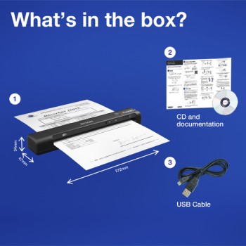 Epson WorkForce ES-60W Handheld scanner 600 x 600 DPI A4 Black Epson WorkForce ES-60W Handheld scanner 600 x 600 DPI A4 Black