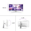Philips 34M2C8600/00 computer monitor 86.4 cm (34\") 3440 x 1440 pixels Wide Quad HD OLED White Philips 34M2C8600/00 computer monitor 86.4 cm (34\") 3440 x 1440 pixels Wide Quad HD OLED White