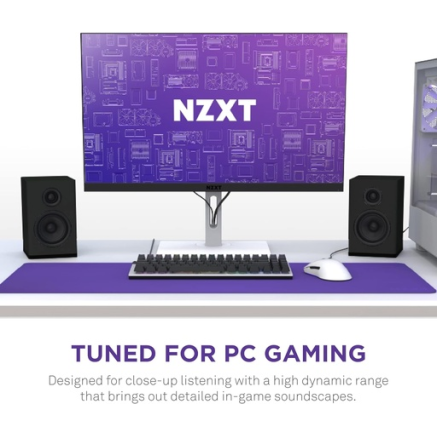 NZXT Relay PC Gaming Desktop Speakers Black NZXT Relay PC Gaming Desktop Speakers Black