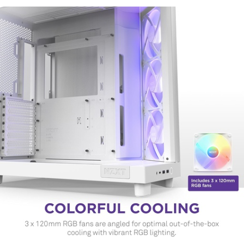 NZXT H6 Flow RGB White 2023 NZXT H6 Flow RGB White 2023