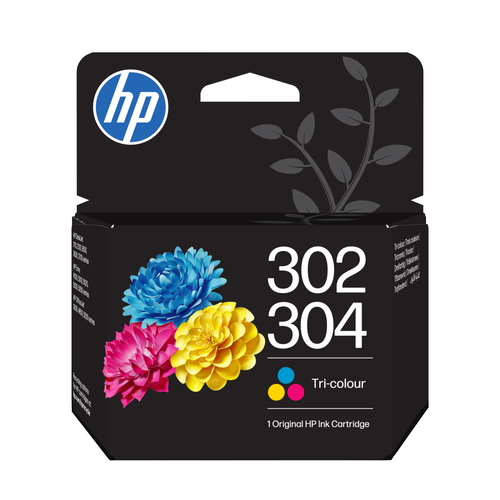 HP 302/304 Tri-color Original Ink Cartridge HP 302/304 Tri-color Original Ink Cartridge