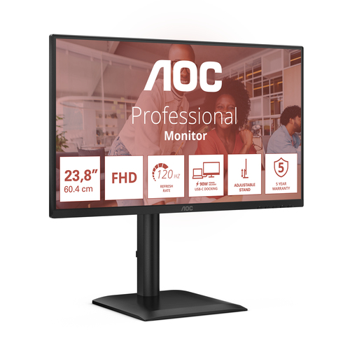 AOC E4 24E4CV computer monitor 60.5 cm (23.8\") 1920 x 1080 pixels Full HD LED Black AOC E4 24E4CV computer monitor 60.5 cm (23.8\") 1920 x 1080 pixels Full HD LED Black