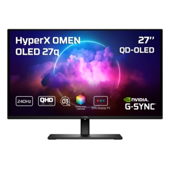 HP HyperX OMEN OLED 27 inch QHD 240Hz Gaming Monitor - OMEN OLED 27q HP HyperX OMEN OLED 27 inch QHD 240Hz Gaming Monitor - OMEN OLED 27q