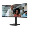 AOC E4 CU34E4CV computer monitor 86.4 cm (34\") 3440 x 1440 pixels UltraWide Quad HD LCD Black