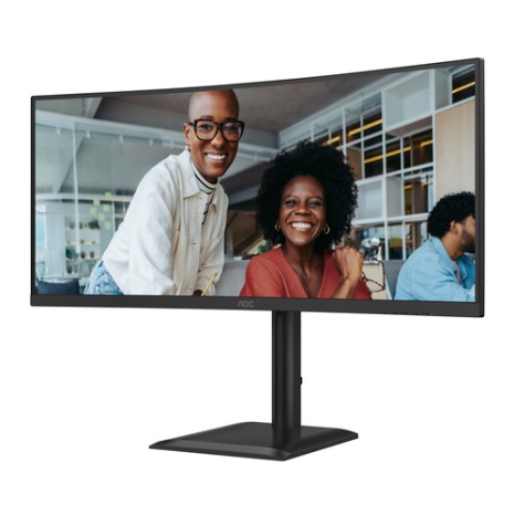 AOC E4 CU34E4CV computer monitor 86.4 cm (34\") 3440 x 1440 pixels UltraWide Quad HD LCD Black