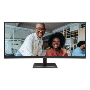 AOC E4 CU34E4CV computer monitor 86.4 cm (34\") 3440 x 1440 pixels UltraWide Quad HD LCD Black