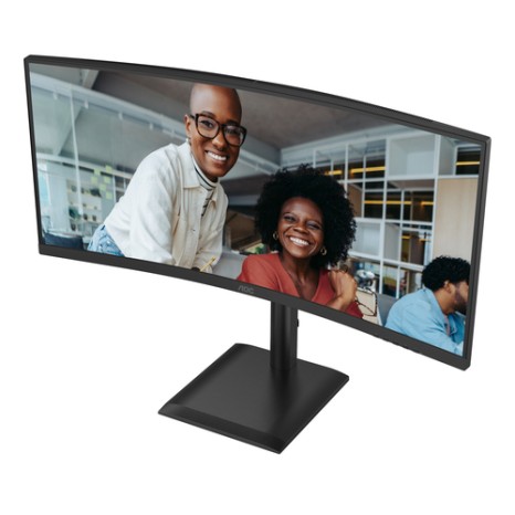 AOC E4 CU34E4CV computer monitor 86.4 cm (34\") 3440 x 1440 pixels UltraWide Quad HD LCD Black