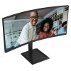 AOC E4 CU34E4CV computer monitor 86.4 cm (34\") 3440 x 1440 pixels UltraWide Quad HD LCD Black
