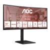 AOC E4 CU34E4CV computer monitor 86.4 cm (34\") 3440 x 1440 pixels UltraWide Quad HD LCD Black