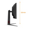 AOC G4 CU34G4Z computer monitor 86.4 cm (34\") 3440 x 1440 pixels Wide Quad HD LED Black, Red