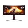 AOC G4 CU34G4Z computer monitor 86.4 cm (34\") 3440 x 1440 pixels Wide Quad HD LED Black, Red