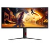 AOC G4 CU34G4Z computer monitor 86.4 cm (34\") 3440 x 1440 pixels Wide Quad HD LED Black, Red