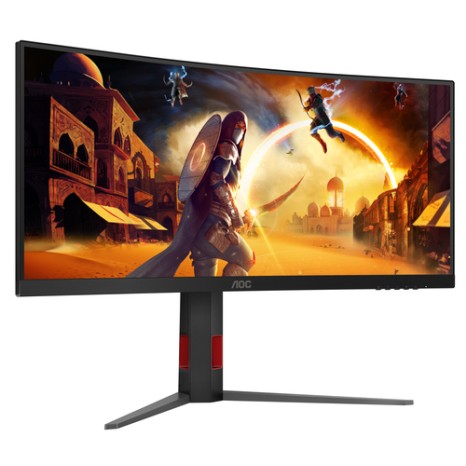 AOC G4 CU34G4Z computer monitor 86.4 cm (34\") 3440 x 1440 pixels Wide Quad HD LED Black, Red