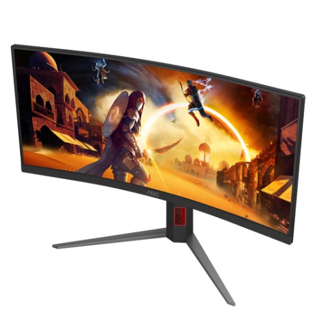 AOC G4 CU34G4Z computer monitor 86.4 cm (34\") 3440 x 1440 pixels Wide Quad HD LED Black, Red