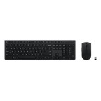 Lenovo 4X31R64351 keyboard Mouse included Office RF Wireless + Bluetooth US English Black