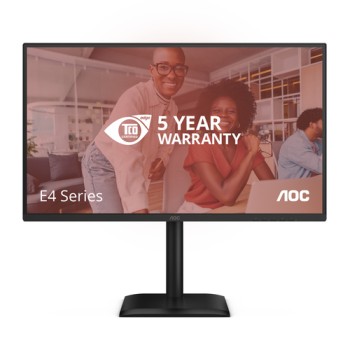 AOC E4 Q27E4U computer monitor 68.6 cm (27\") 2560 x 1440 pixels Quad HD LED Black AOC E4 Q27E4U computer monitor 68.6 cm (27\") 2560 x 1440 pixels Quad HD LED Black