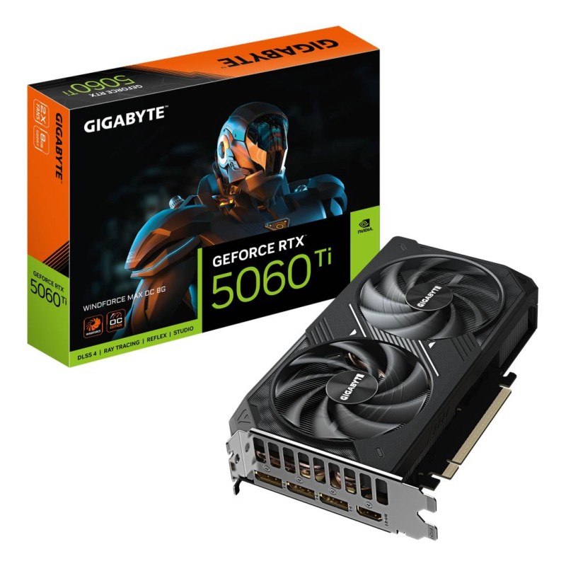 Gigabyte RTX5060 TI Windforce 8GB GDDR7 HDMI 3xDP Gigabyte RTX5060 TI Windforce 8GB GDDR7 HDMI 3xDP