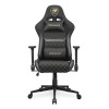 COUGAR Armor One V2 Gold F Gaming Chair, PVC/Fabric, Black