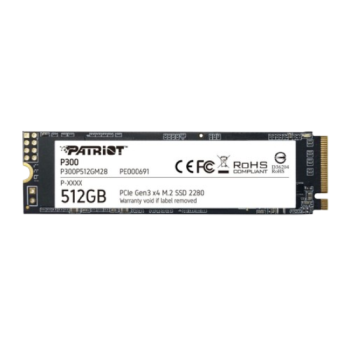 PATRIOT P300 512GB M2/2280P CIe3x4/NVMe 1700/1200MBs