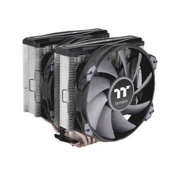 Thermaltake TOUGHAIR 710 Black/Air cooler/140 x2/PWM 500~1400rpm/Cu+Al/LNC Cable