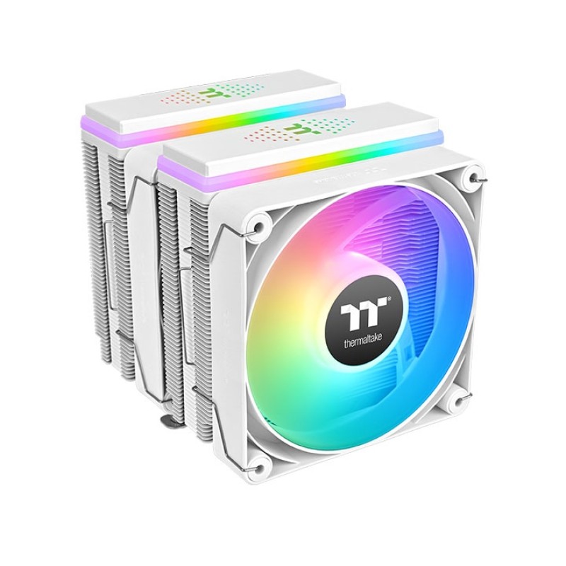 Thermaltake ASTRIA 600 White/Air cooler/6Pipe/CU+AL/Fan120 x2/PWM 500~1800rpm/MB Sync only/White Thermaltake ASTRIA 600 White/Air cooler/6Pipe/CU+AL/Fan120 x2/PWM 500~1800rpm/MB Sync only/White