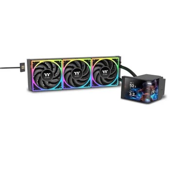 Thermaltake MAGCurve 360 Ultra/All-In-One Liquid Cooler System/ARGB Fan 120*3/PWM 500~2500rpm/Water Block 6.67inch LCD/TT RGB
