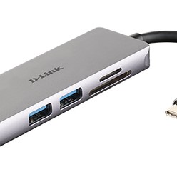D-Link 5-in-1 USB-C Hub with HDMI and SD/microSD Card Reader