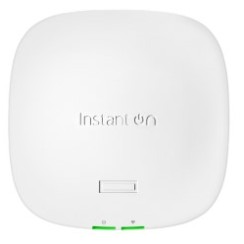 HPE ARUBA ACCESS POINT INSTANT ON AP21, INDOOR, DUAL-BAND 802.11ax 2X2 2.4-5GHZ MIMO, SMART MESH, POE, 1GbE BASET UPLINK DC POWER CONNECTOR, CEILING/WALL MOUNT CLIP, W/O POWER SUPPLY, 2YW